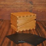 deck box, 100 sleeved cards, wooden, mtg, pokemon