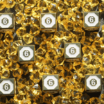 Gold White D6 Logo