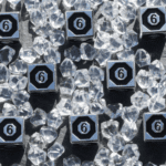 Silver Black D6 Logo