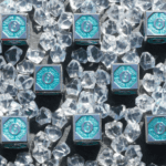 Silver Turquoise D6 Logo