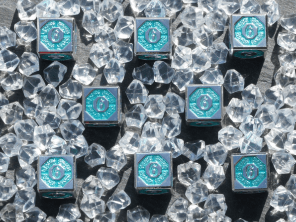 D6 Silver Turquoise 1