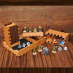 modular dice tray, dnd, dice tower, dice box, dice jail