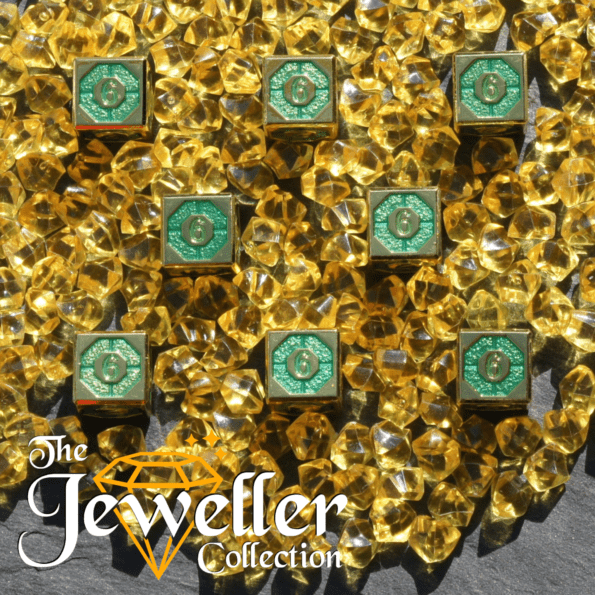 Gold Turquoise D6 Logo