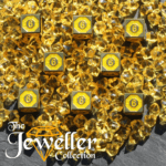 Metal D6 Dice Gold Yellow