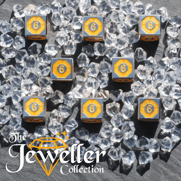 Silver Orange D6 Logo