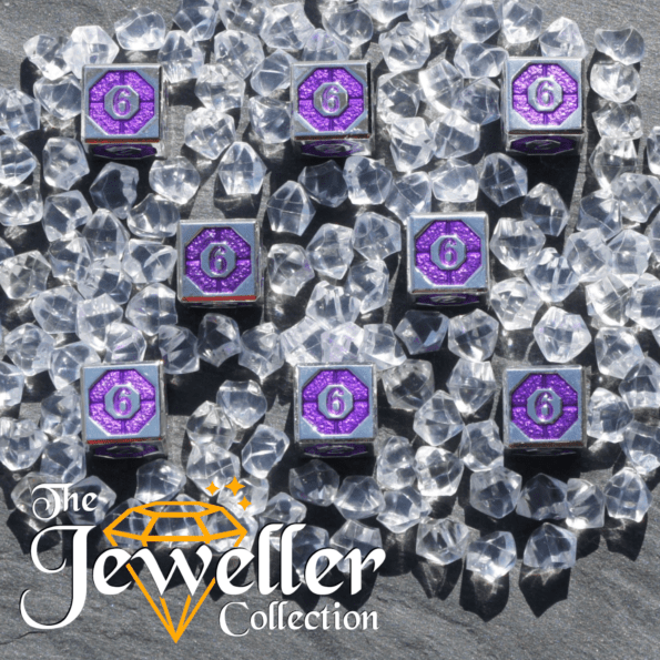 Silver Purple D6 Logo