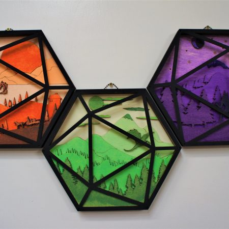 Fantasy Wall Art, Laser Cut, Home