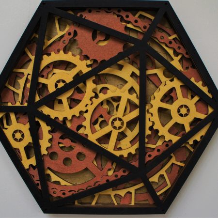 Fantasy Wall Art, Laser Cut, Clockwork, Steampunk